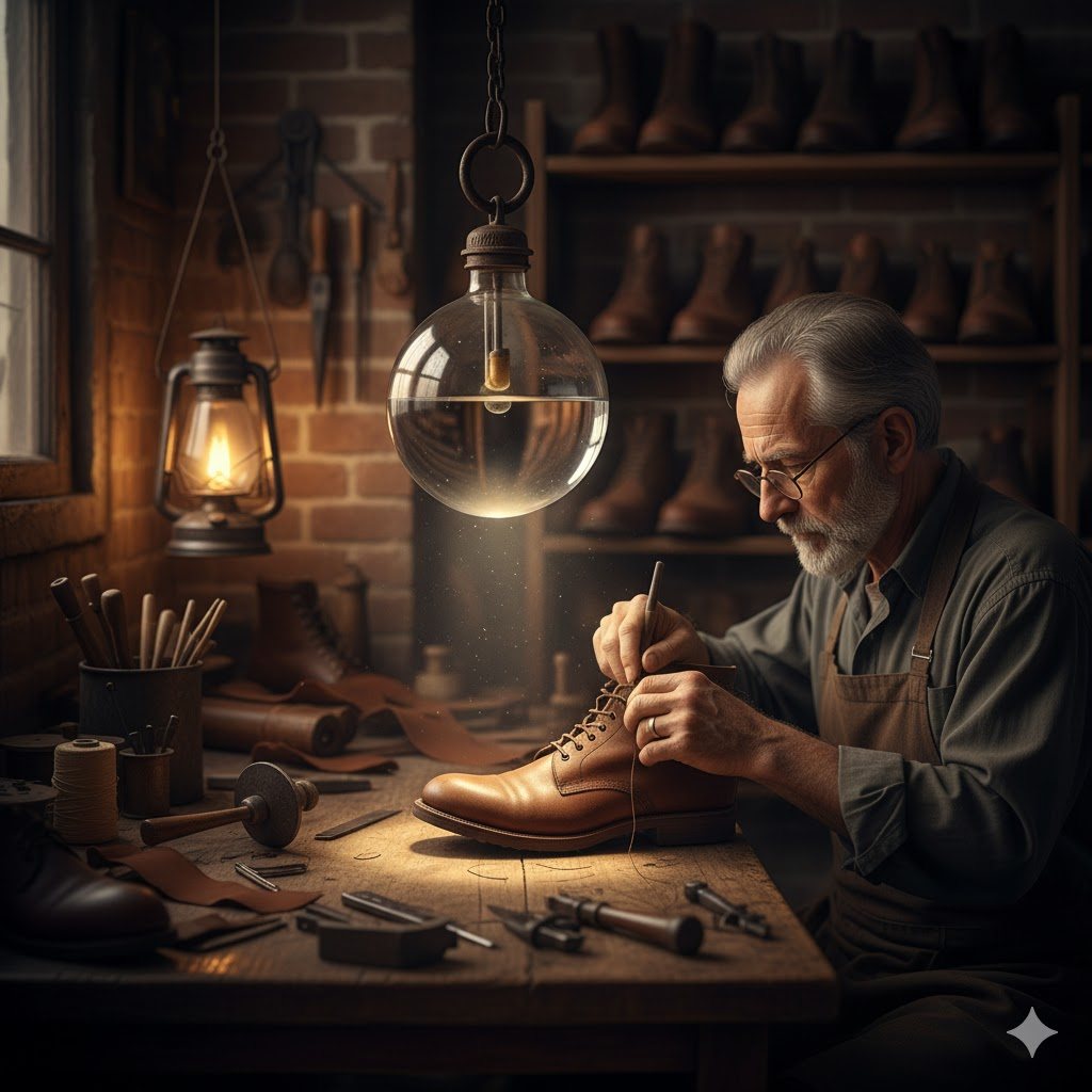 KI Bild einer Schusterkugel